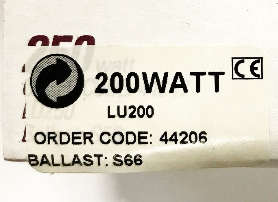 GE 200 watt Lucalox Lamp 44206 [Lot of 4] NOS