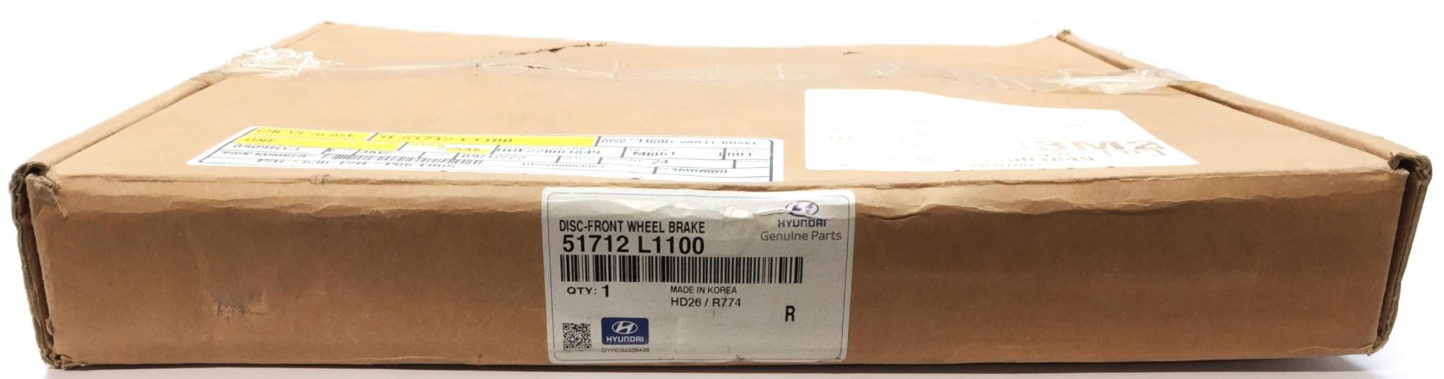 Hyundai Disc Brake Front Rotor 51712 L1100 (51712L1100) NOS