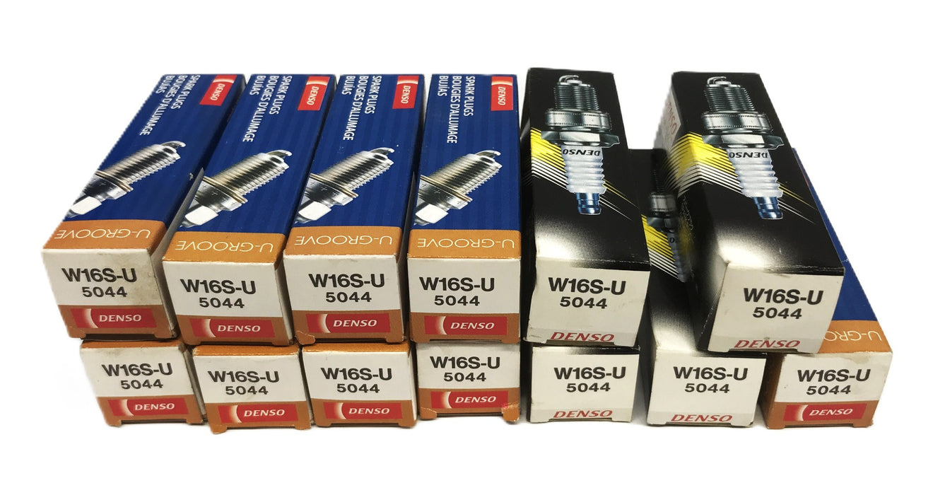 Denso U-Groove Spark Plugs W16S-U-5044 [Lot of 13] NOS