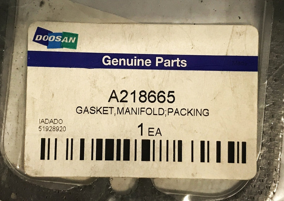 Doosan Daewoo Forklift Exhaust Manifold Gasket A218665 [Lot of 2] NOS