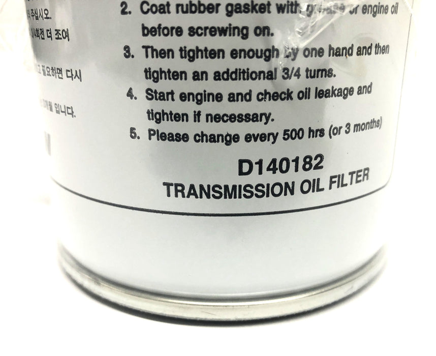 Doosan Oil Filter For Bobcat D140182 NOS
