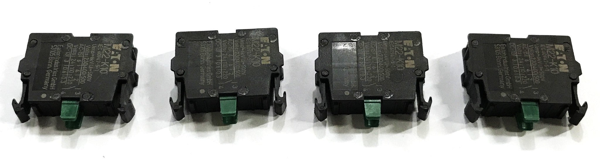 Eaton Contact Block M22-K10 [Lot of 4] NOS