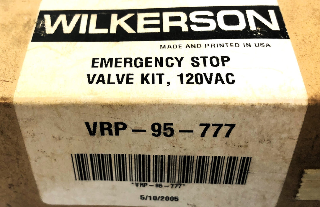 Wilkerson Emergency Stop Valve VRP-95-777 NOS