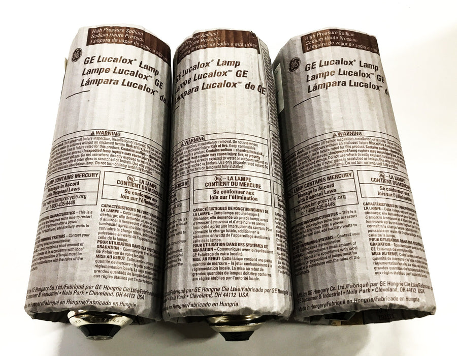 GE 150 watt Lucalox Lamp 85371 [Lot of 3] NOS