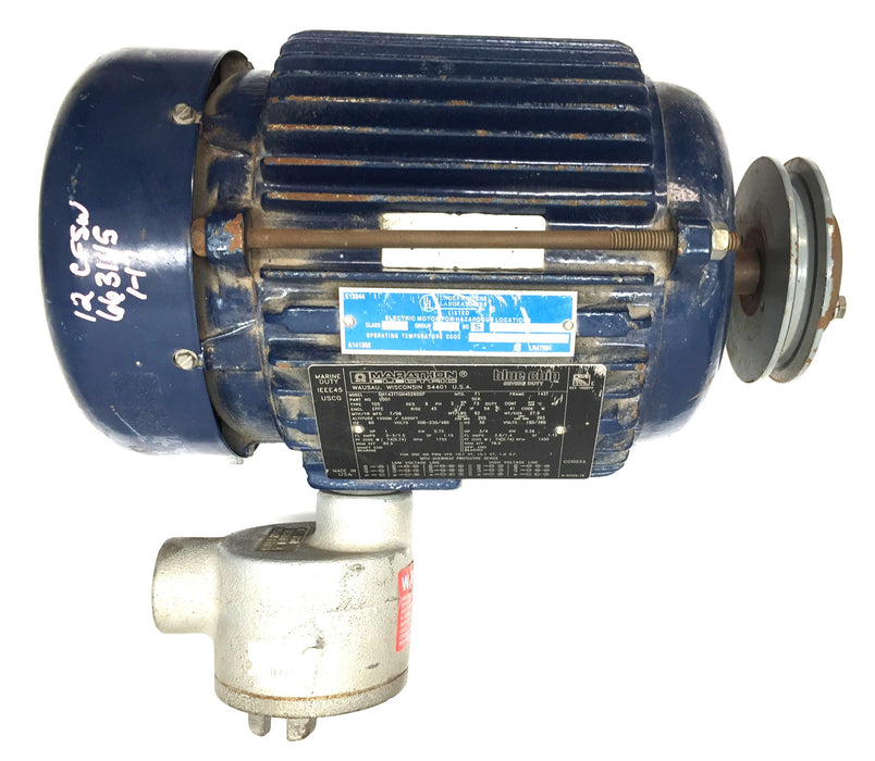 Marathon Motors Marine\Severe Duty Explosion Proof Motor DH143TTGN4026DDP USED