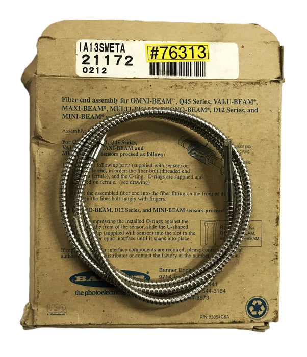 Banner Fiber Optic Cable 1A13SMETA-21172 NOS