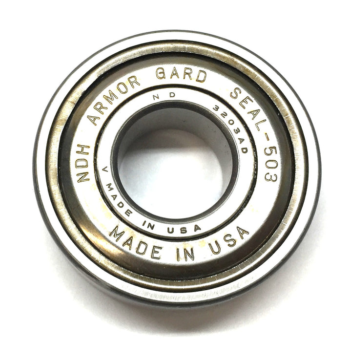 NDH Double-Sided Sealed Steel Roller Bearing 3203AD (SEAL-503) NOS