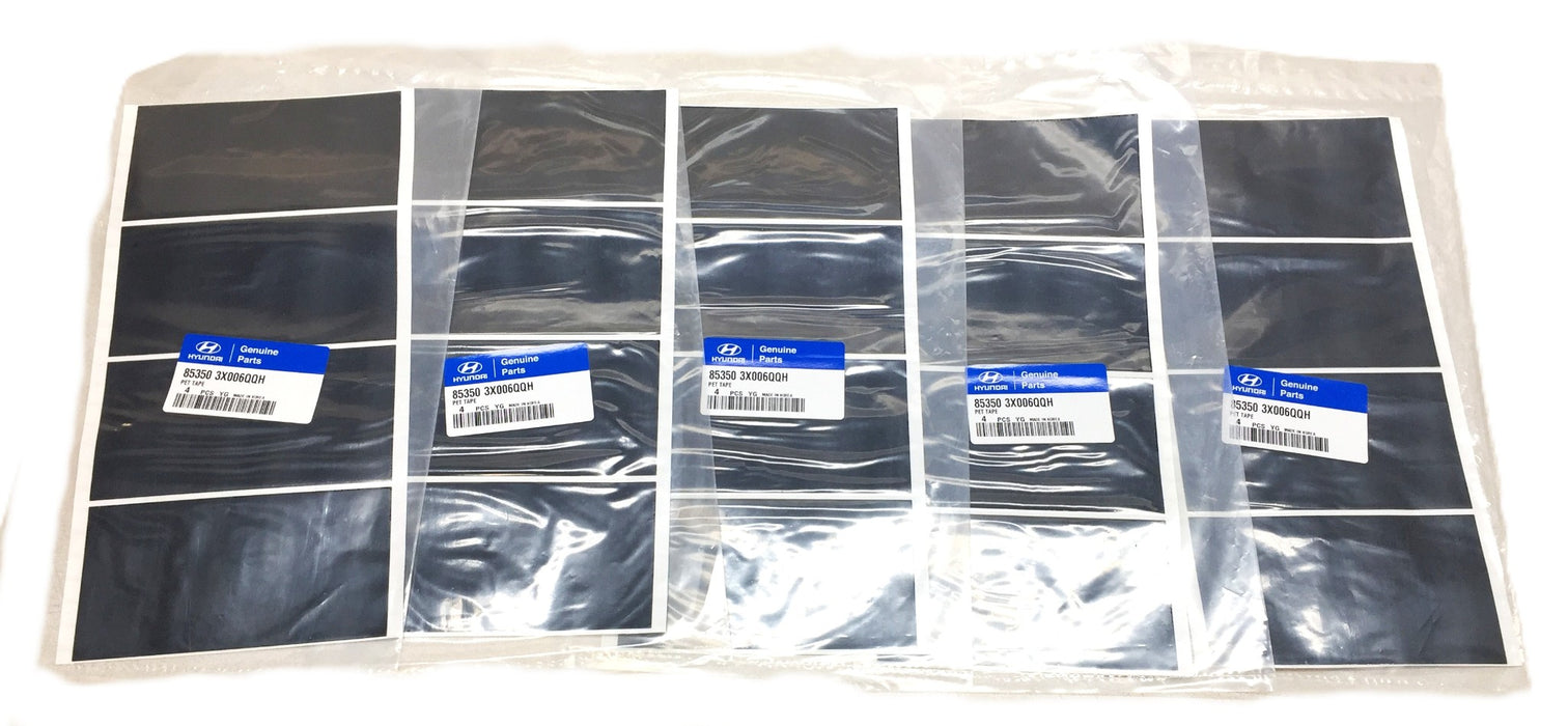 Hyundai Pet Tape Pack (4pcs) [Lot of 5] 85350 3X006QQH *OEM SEALED* NOS