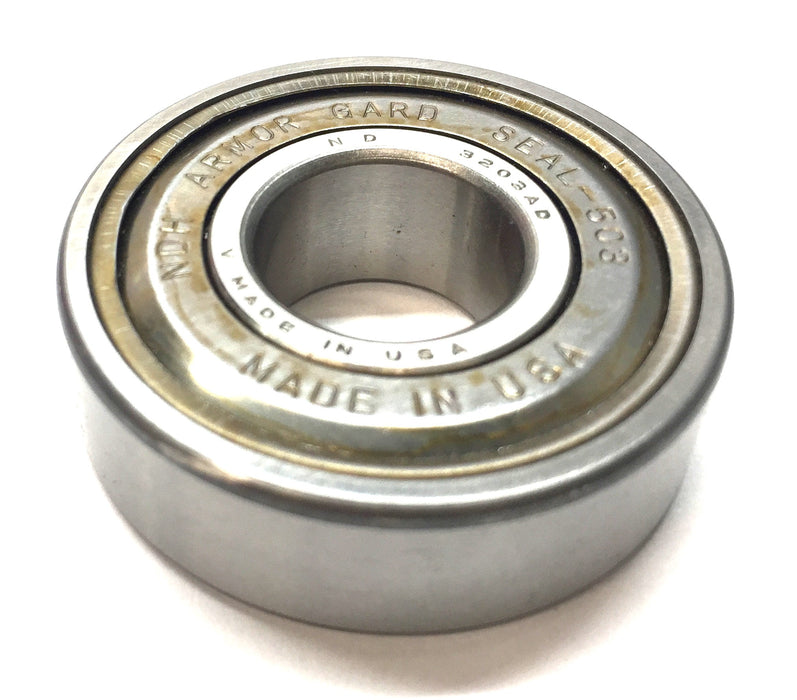 NDH Double-Sided Sealed Steel Roller Bearing 3203AD (SEAL-503) NOS