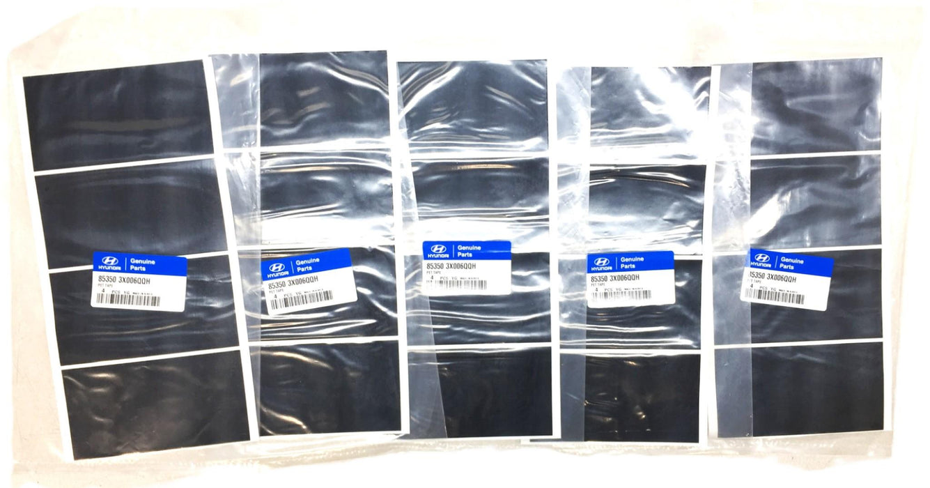 Hyundai Pet Tape Pack (4pcs) [Lot of 5] 85350 3X006QQH *OEM SEALED* NOS