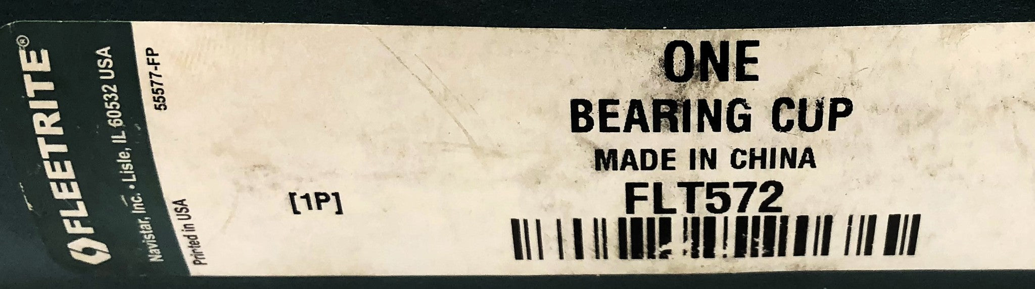 Fleetrite Bearing Cup FLT572 NOS