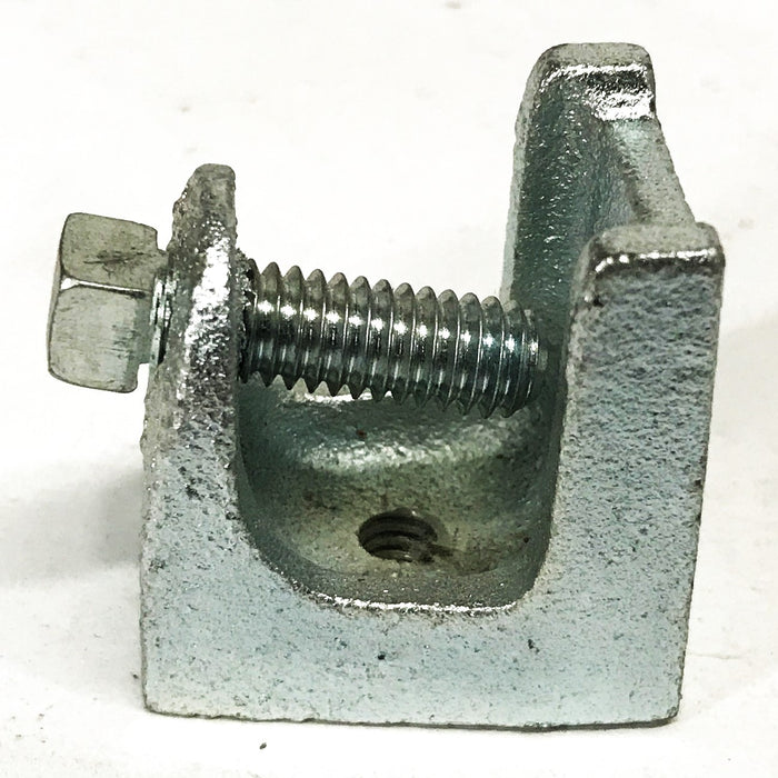 Unbranded 1/4 inch Galvanized Strut Channel Beam Clamp [Lot of 9] NOS