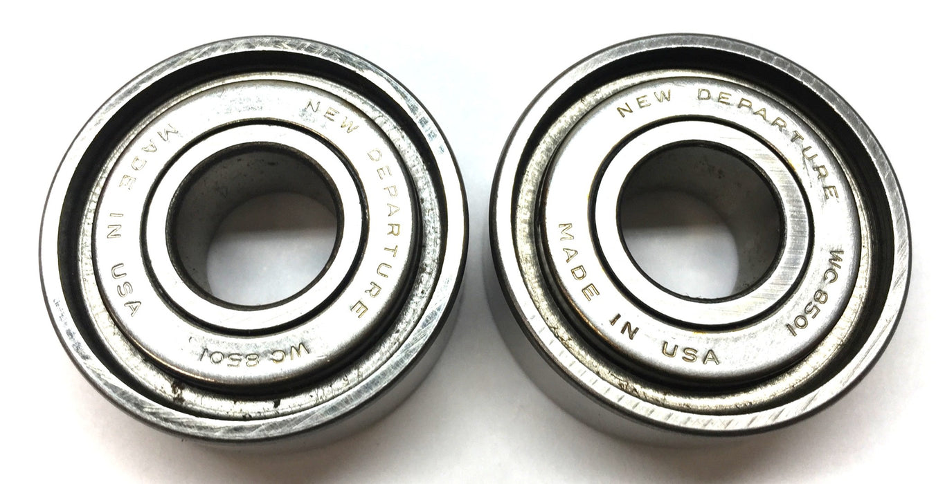 New Departure Roller Ball Bearing (No Box) WC8501 [Lot of 2] NOS