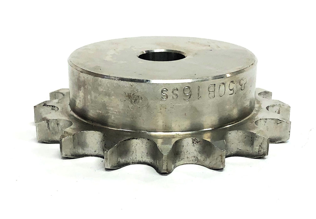 Unbranded 0.63 Inch Bore Roller Chain Sprocket 50B16SS NOS
