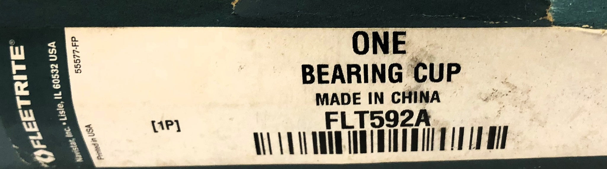 Fleetrite Bearing Cup FLT592A NOS