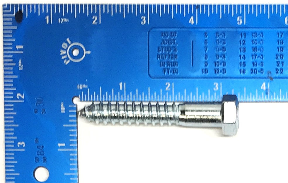Brighton Best Box of (190) 1/2"-6 x 3" Zinc Hex Lag Screw A0360320300Z NOS