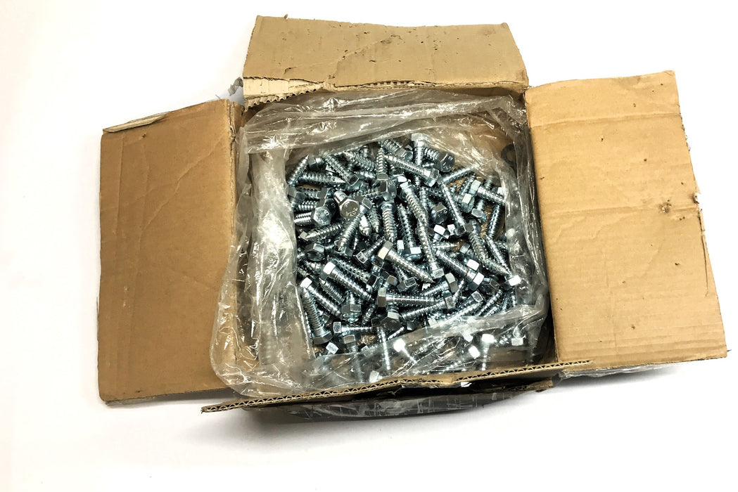 Brighton Best Box of (130) 1/2"-6 x 2" Zinc Hex Lag Screw 486526 NOS
