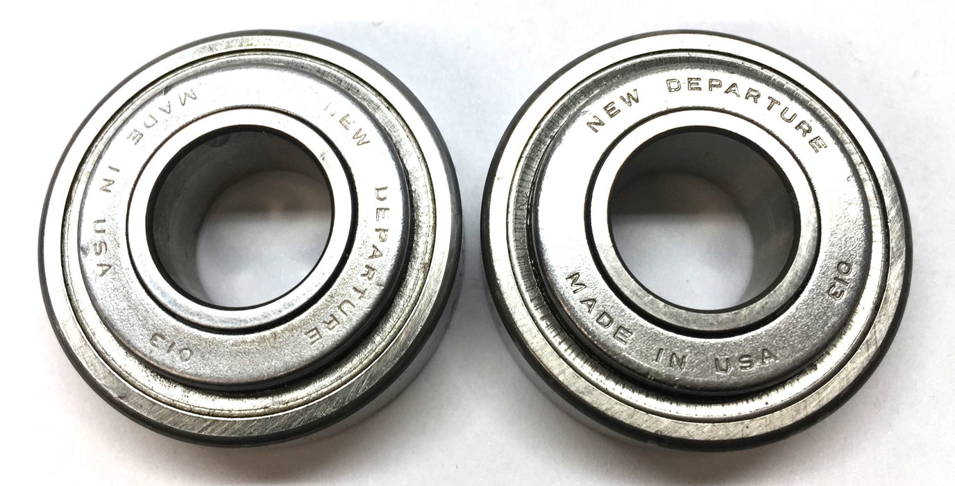 New Departure Sealed Dual-Sided Roller Ball Bearing (No Box) 013 [Lot of 2] NOS