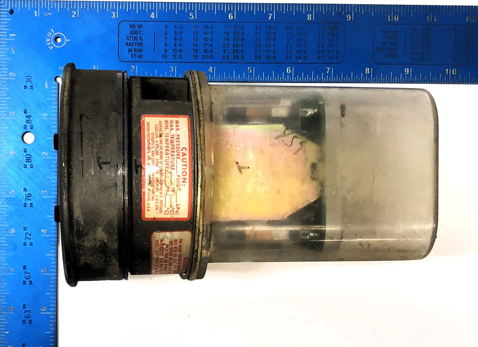 Dwyer Pressure Switch/Gauge ONLY (No Hardware) For CAPP 3Z15C (605624) USED