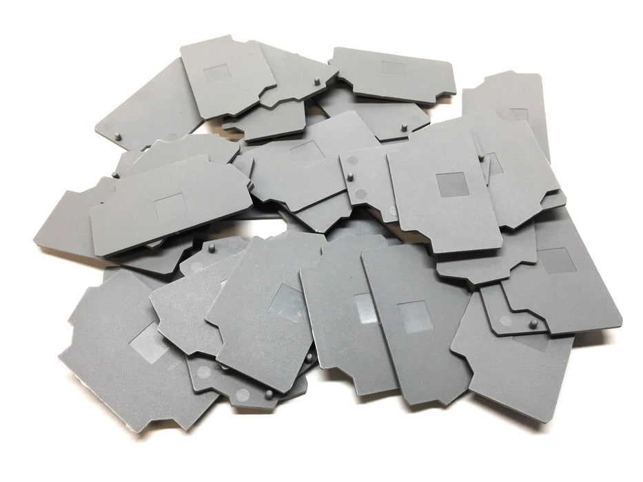 Entrelec Terminal Accessory End 1SNA116951R1500 (011695115) [Lot of 33] NOS