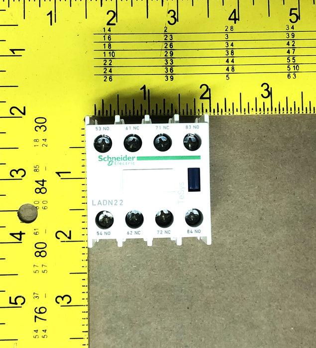 Schneider Electric LADN22 Inst. Contact Block TeSys 038403 [Lot of 2] NOS