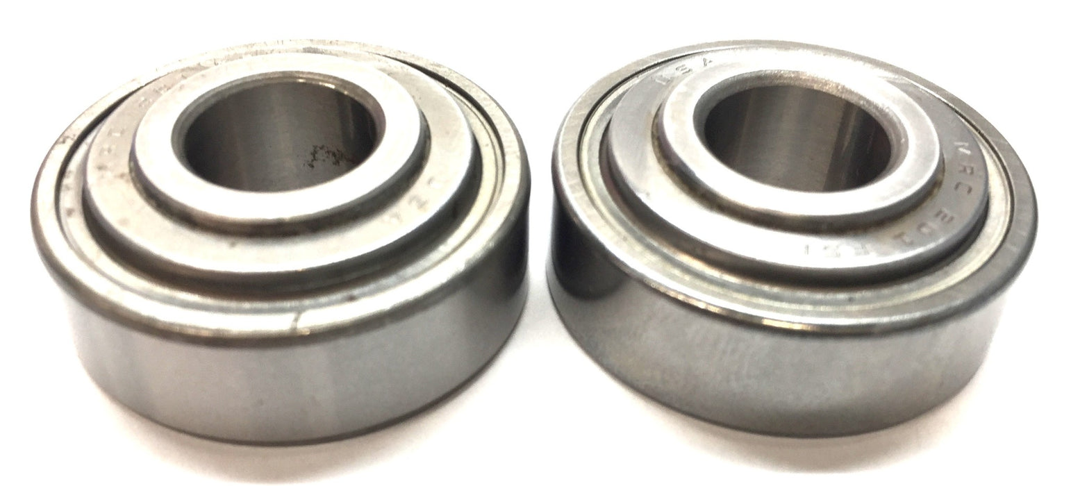 MRC Sealed Dual-Sided Steel Roller Ball Bearing (No Box) 201FSF [Lot of 2] NOS