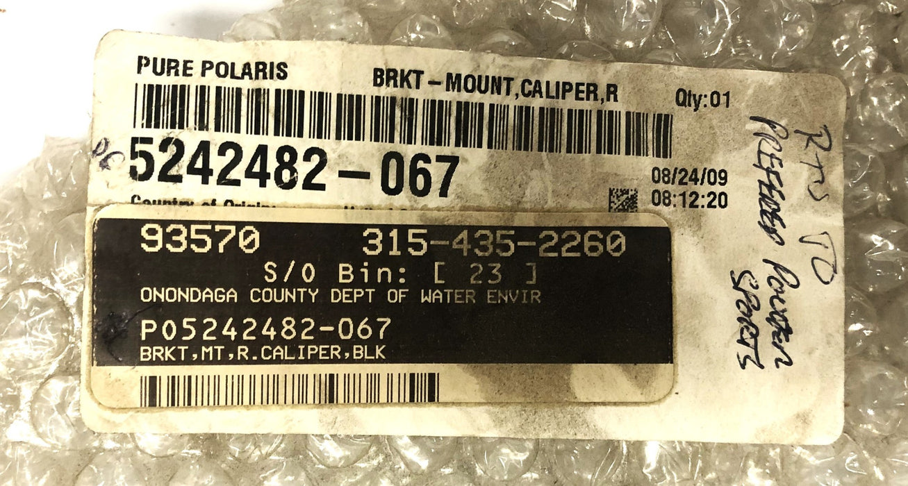 Polaris Rear Caliper Mount Bracket 5242482-067 NOS