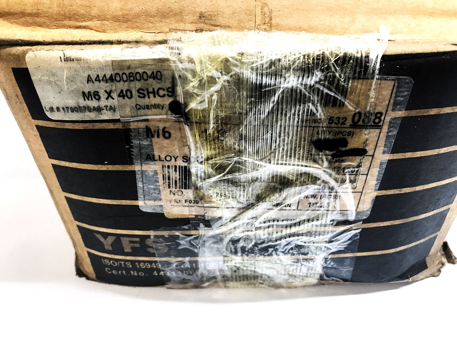 Brighton Best Box of (900) M6-1.0 x 40 Alloy Socket Cap Screw A4440060040 NOS