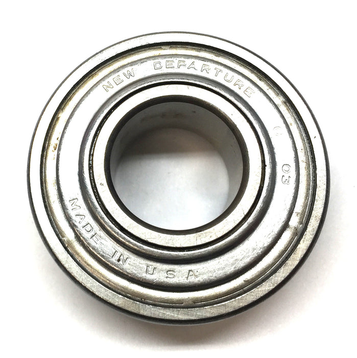 New Departure Sealed Single-Side Steel Roller Ball Bearing (No Box) C03 NOS