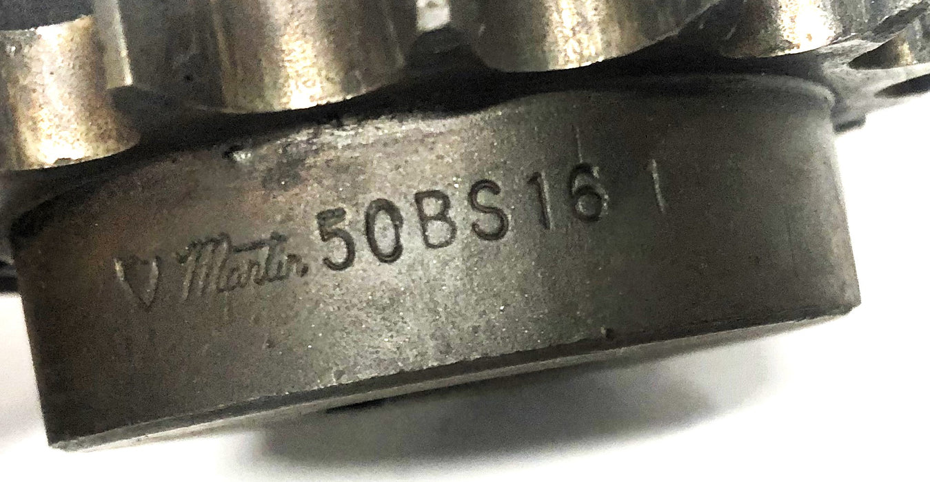 Martin 1 Inch Bore Roller Chain Sprocket 50BS16 NOS