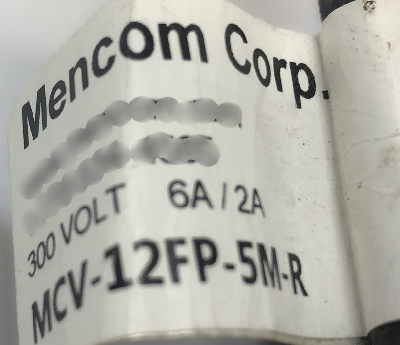 Mencom Corp 12 Pin Female Connector Cable MCV-12FP-5M-R NOS