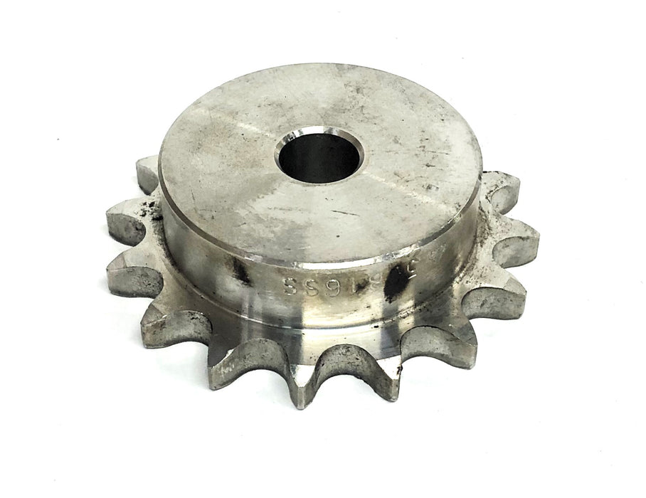 Unbranded 0.63 Inch Bore Roller Chain Sprocket 50B16SS NOS