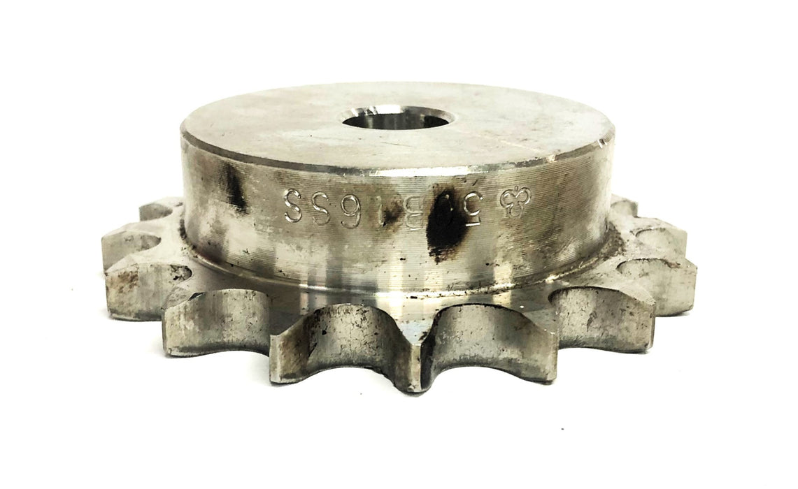 Unbranded 0.63 Inch Bore Roller Chain Sprocket 50B16SS NOS