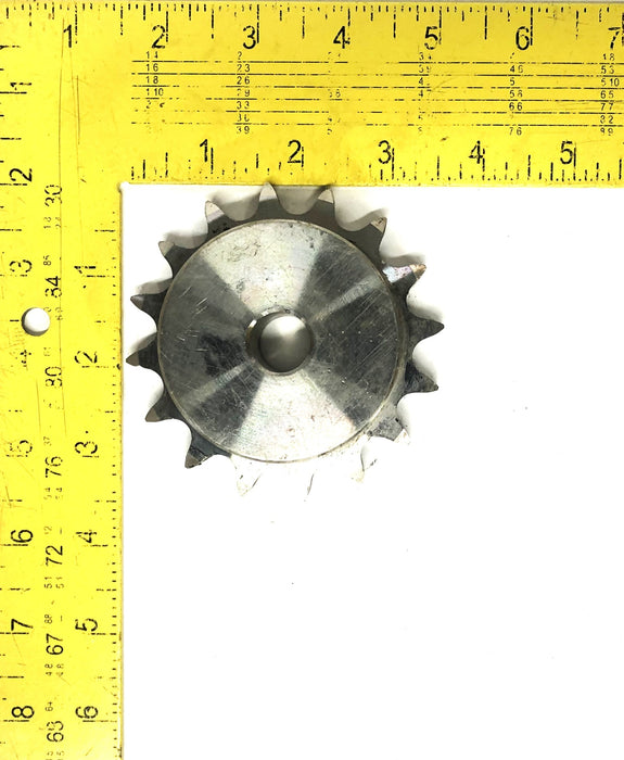 Unbranded 0.63 Inch Bore Roller Chain Sprocket 50B16SS NOS