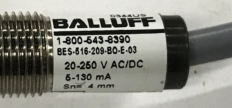 Balluff Proximity Sensor BES516-209-BO-E-03 [Lot of 3] NOS