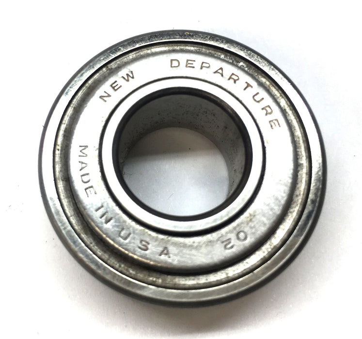 New Departure Sealed Dual-Side Steel Roller Ball Bearing (No Box) 02 NOS