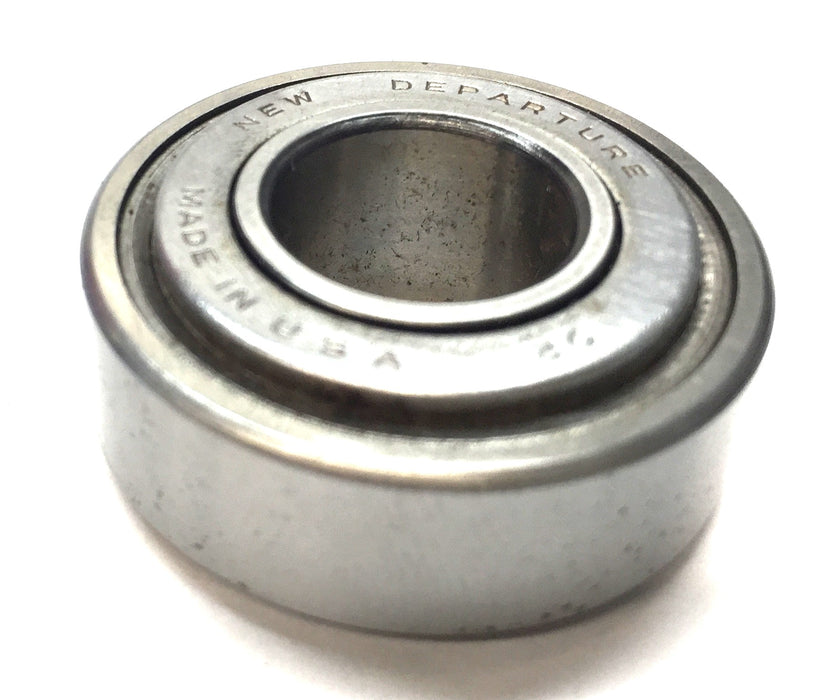 New Departure Sealed Dual-Side Steel Roller Ball Bearing (No Box) 02 NOS