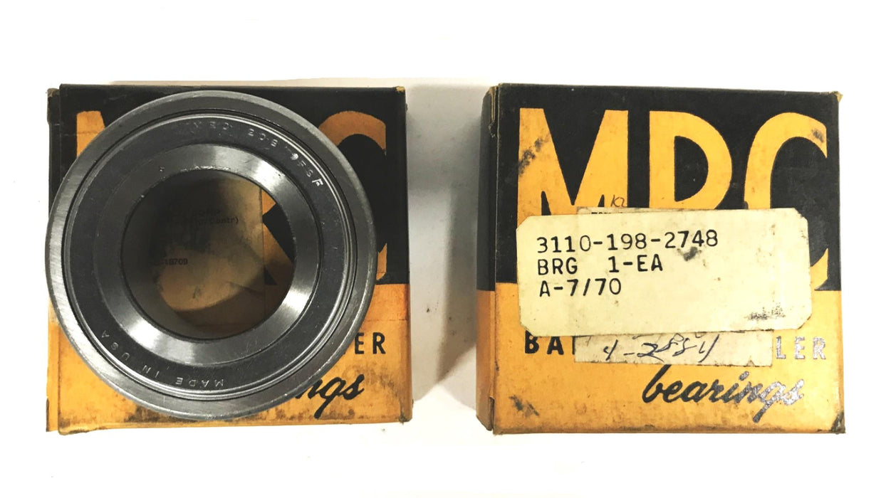 MRC Shielded Ball Bearing MRC 208FSF-ABEC1 [Lot of 2] NOS