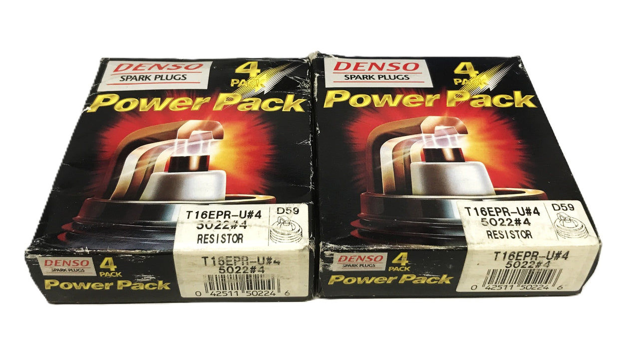 Denso U-Groove Spark Plugs T16EPR-U-5022 [Lot of 8] NOS
