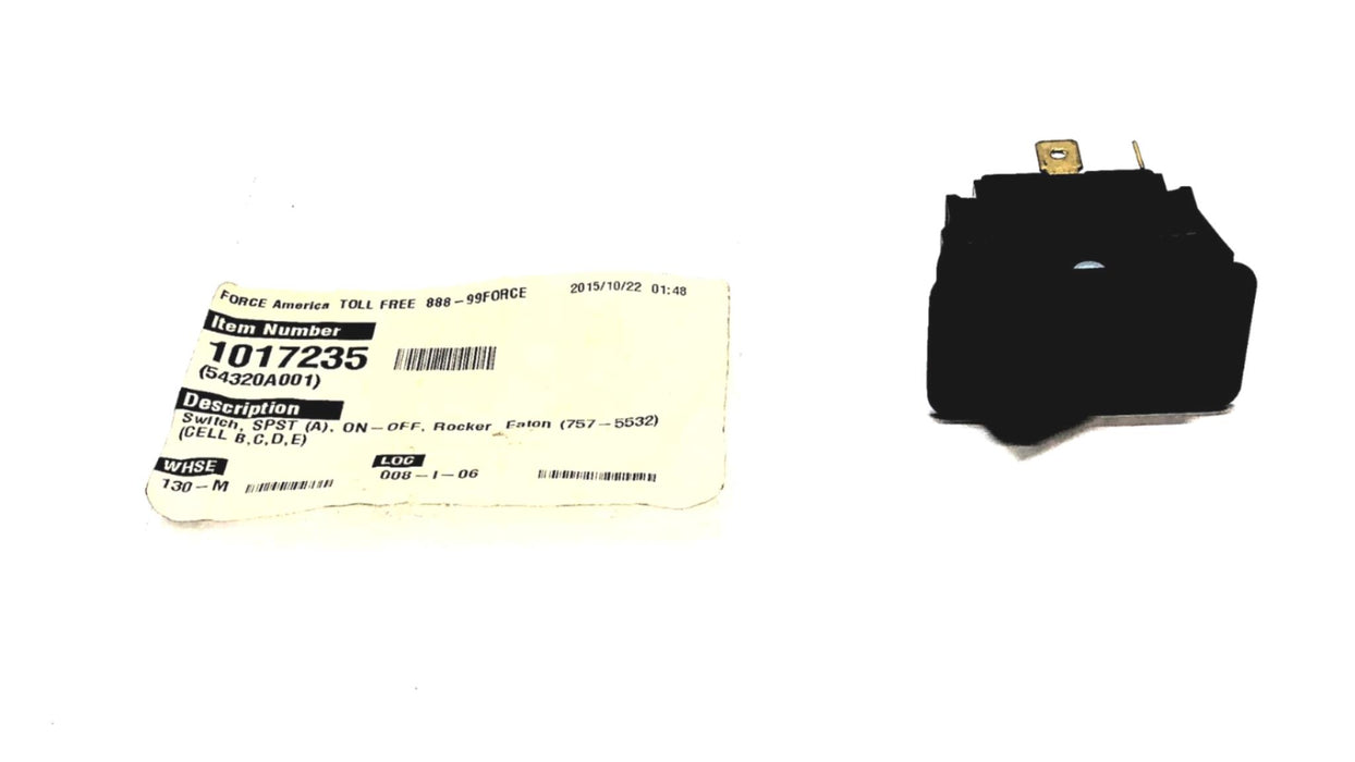 Eaton On/Off Rocker Switch 757-5532 (1529) NOS