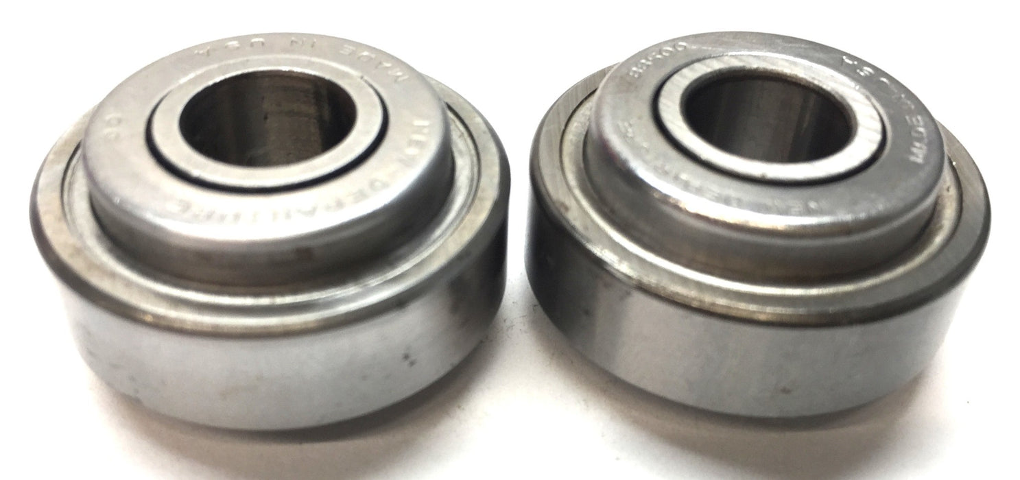 New Departure Sealed Steel Roller Ball Bearing (No Box) 88500 [Lot of 2] NOS
