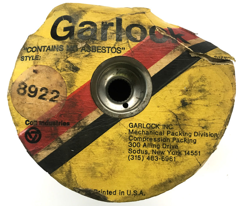 Garlock Compression Packing 1/4" 8922 NOS