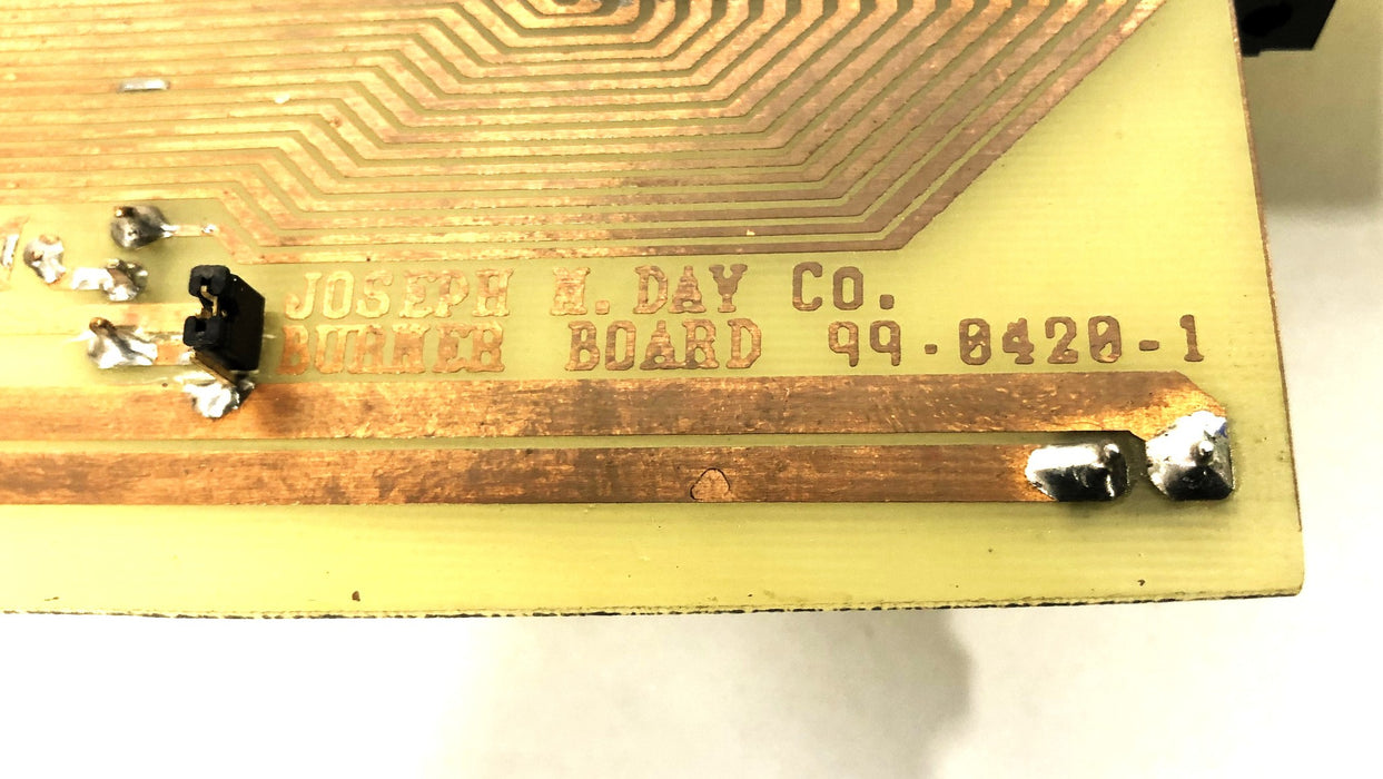 Joseph H Day Co 5x23 Inch Burner Board Assembly 99-0420-1 USED