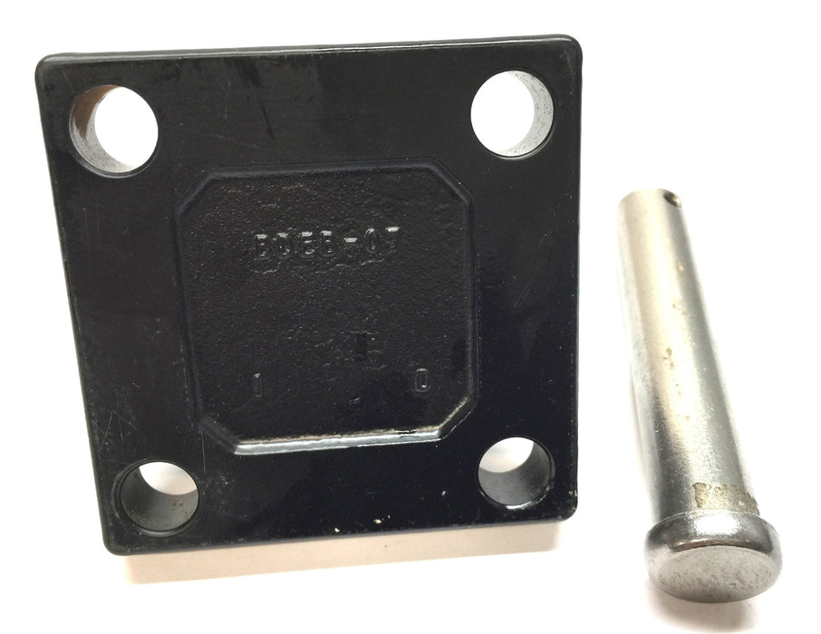 Unbranded 3-1/2" x 3-1/2" Bracket Mount with Pin BDEB-07 (0691960000) NOS