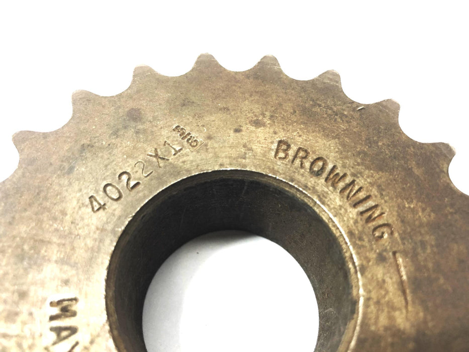 Browning Roller Chain Sprocket 4022X 1-3/8 USED