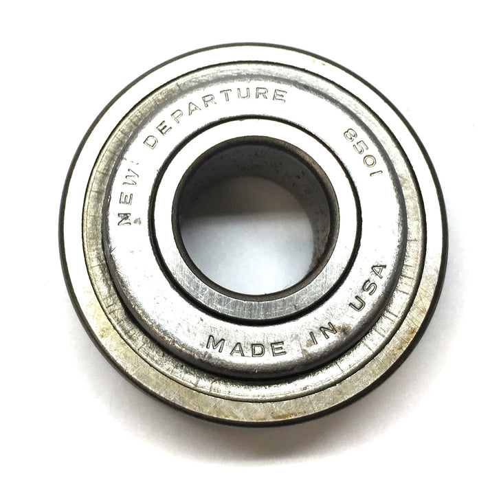 New Departure Single-Side Seal Steel Roller Ball Bearing (No Box) 8501 NOS