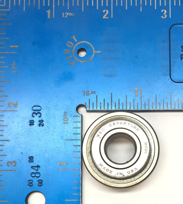 New Departure Single-Side Seal Steel Roller Ball Bearing (No Box) 8501 NOS