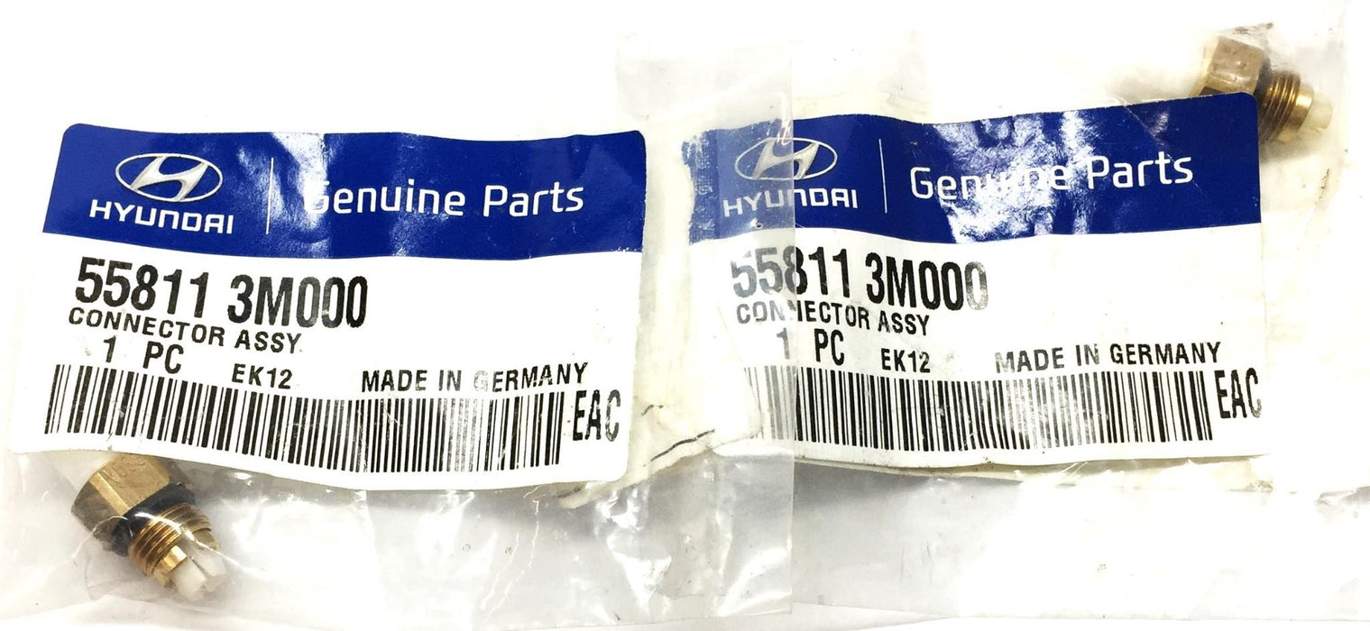 Hyundai Connector Assembly 55811 3M000 *OEM SEALED* [Lot of 2] NOS