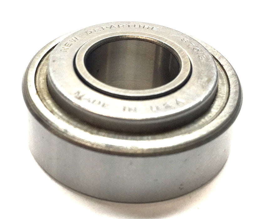 New Departure Dual-Side Sealed Steel Roller Ball Bearing (No Box) 87013 NOS