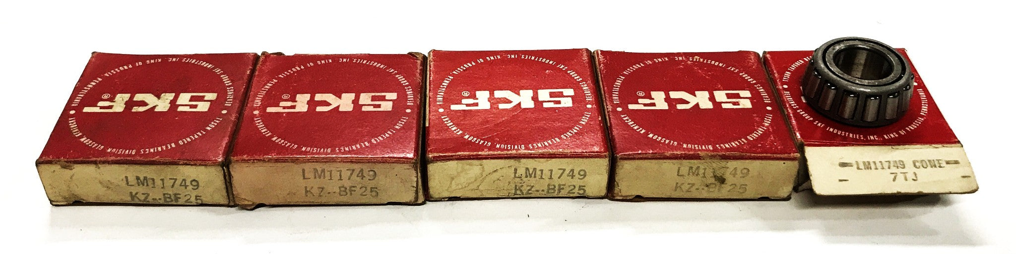 Tyson/SKF Tapered Roller Bearing Cone LM11749 [Lot of 5] NOS